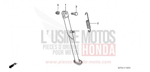 BEQUILLE LATERALE CRF230F8 de 2008